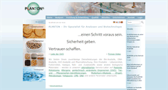 Desktop Screenshot of planton.de