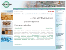 Tablet Screenshot of planton.de